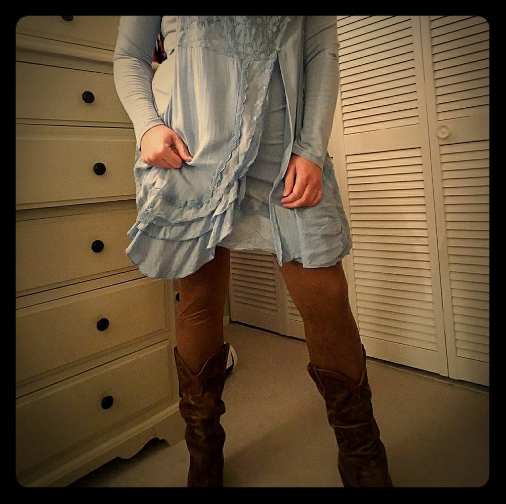 Feux Brown Leather Leggings - Picture 1 of 5
